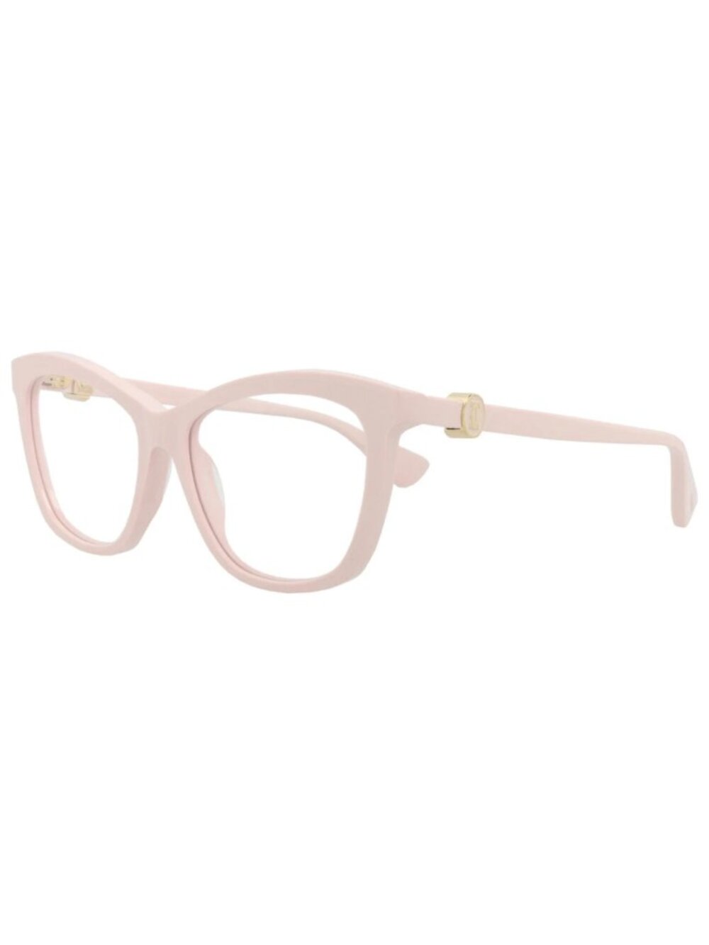 New Cartier Women's Eyeglasses Cat Eye Pink Pink Transparent